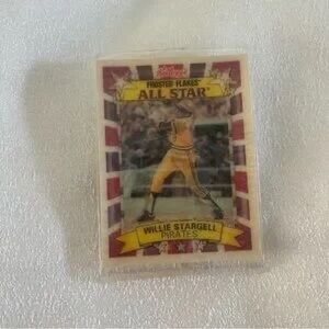 Willie Stargell Pirates All Star Baseball Card - Red, Yellow, Purple